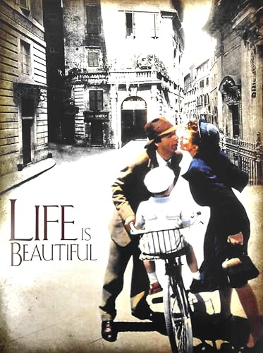 KUSTOM ART Dekoratives Poster für die Wand, Serie Filmposter Life Is Beautiful, Kunstdruck auf beschichtetem Papier, 40 x 30 cm, ohne Rahmen