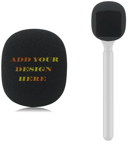 Personalized Microphone Cover Custom foam mic windscreen Customized microphone foam windscreen for DJI Mic Rode Wireless GO Hollyland Lark