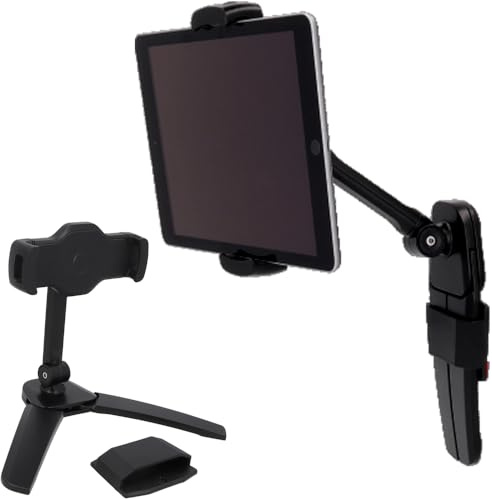 Support pour téléphone portable, smartphone, tablette, support mural en métal noir