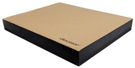 Deuser Balance Pad aus TPE mit nachhaltiger Korkbeschichtung, rutschfest, fördert Gleichgewicht und Core-Training zuhause und unterwegs, Balanceboard für Fitness, Yoga und Rehabilitationstraining