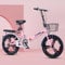 LETIANZG Klapprad Leichtgewicht 22/24 Zoll Erwachsenenfahrrad Kettenantrieb Leichter Aluminiumrahmen Reisefahrrad Unisex(D,22in)