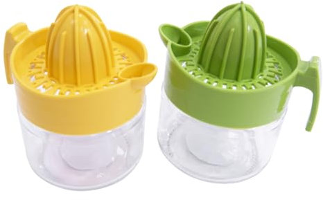 Libbi Lou Fruit Juicer Lemon Squeezer | 300ml Manual citrus Juicer | Multifunctional Hand Press Juice | Assorted Colours – One Sent at Random