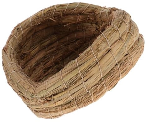 YARNOW Gewebtes Hühnernest Legenest Aus Stroh Für Hühnerstall, Einfacher Aufbau Und Leicht Zu Reinigen Für Zucht Und Eierproduktion