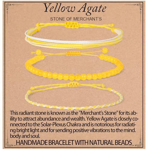 KLIYBGTHIJTP Heil-Armbänder, 6 mm, mattschwarzer Onyx, schwarze Perlenarmbänder für Männer und Frauen, mit 2 größenverstellbaren Armbändern, 4 mm, Stein