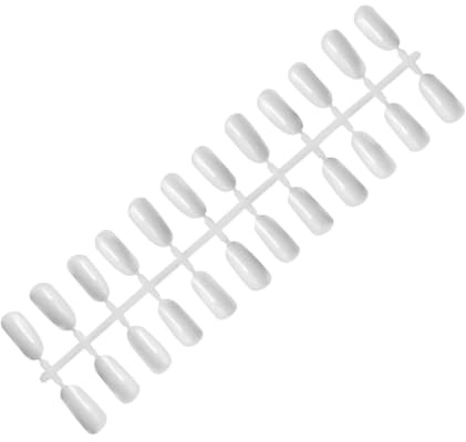 OUNONA 240 pièces Nuancier Blanc pour Ongles Faux Palette Entraînement Nail Art Présentoir Vernis Pratique pour Salon et Décoration Ongulaire