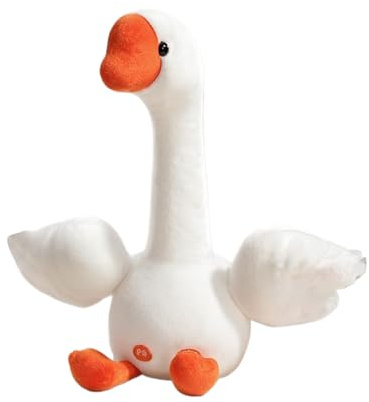 Singing Talking Duck Plush, Interactive Voice Repeating Toy | Entertains Kids with Music, Movement, Ideal for Baby Boys or Girls, Encourages Speech and Play, Soft Safe Plush Material