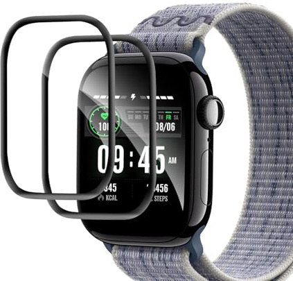 Carantee 2 pièces Verre Trempé pour Apple Watch Series 10/11(42mm), Anti-huile, Résistant aux Rayures, Sensible au Toucher, pas de bulles protection écran, Ultra HD Apple Watch 42mm vitre protection