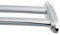 Moen DN2141CH Barre de Douche Double courbée réglable en Acier Inoxydable Chromé 152 cm