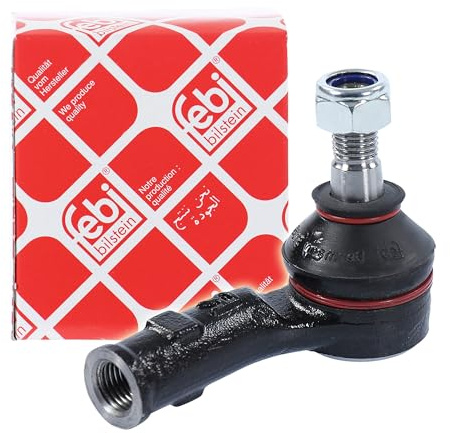 febi bilstein 14324 Spurstangenendstück mit Sicherungsmutter, 1 Stück | Kompatibel mit: SEAT AROSA, VW POLO III