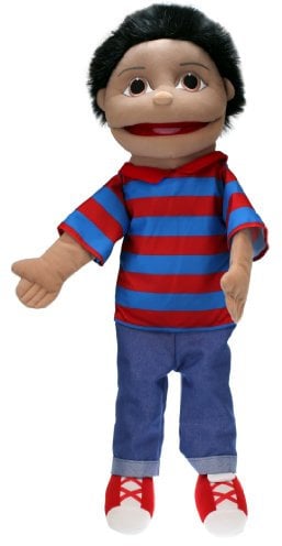 The Puppet Company - People Puppet Buddies - Medium Boy (Olive Skin Tone) PC002052
