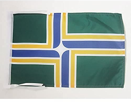 AZ FLAG Flagge Portland City 45x30 cm Polyester 100D Kordeln