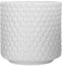 Bloomingville Blumentopf Dot Retro Übertopf Vintage Pflanztopf für Zimmerplanzen M (15,5 cm ø) Öffnung: 13 cm ø, weiß, Keramik