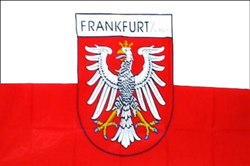 Fan-O-Menal Deko-Fahne - Frankfurt Adler - Gr. ca. 150x90 cm - 24023