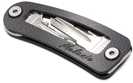 CARBOCAGE KEYCAGE personalisierbar mit Namen - Key Organizer Carbon - Schlüsselorganizer personalisiert - Schlüsselbund bis zu 14 Schlüssel - Schlüsselhalter - Key Holder - Made in Germany