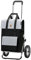 Andersen Einkaufstrolley - klappbar - 54 Liter - belastbar 60 kg - Stahlgestell - Trolley - Metallspeichen-Rad Ø 25 cm - Royal Shopper Steel Milla schwarz