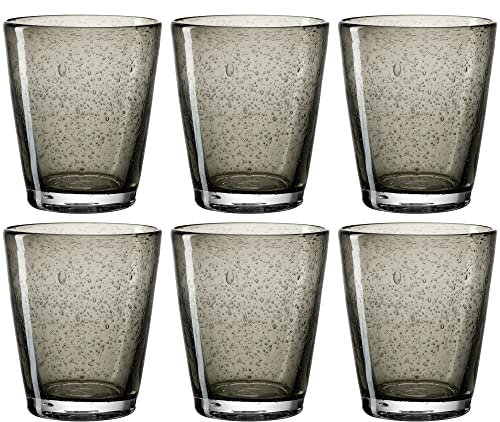 Leonardo 034760 Whiskybecher, Glas, Grau