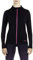 XAED Women's Fitness Exercise Jacket, Black/Fuchsia, Small
