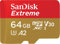 SanDisk Extreme Carte microSD UHS-I (rennewed) Carte Uniquement 64GB
