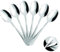 Mr. Spoon 6 cucharas soperas Acero INOX. 20 x 4,4 cm