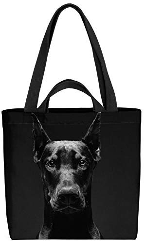 VOID Dobermann Tasche 33x33x14cm,15l Einkaufs-Beutel Shopper Einkaufs-Tasche Bag