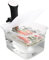 EVERIE Sous Vide Container 12 Quarts with Collapsible Hinge Lid and Removable Built-in Rack Compatible with Anova Nano AN400 and AN500-US00 and Instant Pot and Breville Joule Sous Vide Cooker