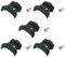 NA 5 Pcs Road Bike Anti Friction Bottom Bracket Shifter Cable Guide Line Tube Housing Routing Guide Slot Clip for Mountain Bike
