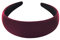 axy Breiter Haarreif mit Stoff gepolstertes Candy Colours - Wunderschön Damen Stirnband Haarschmuck Haarreifen HRK2A (Weinrot)