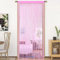 HSYLYM Türvorhang Fenstervorhänge Türdekorationen Raumteiler Dekorationen für Zimmertüren, Wandschrank, Party und Möbel, einteiliges Design 90x245cm Baby Pink