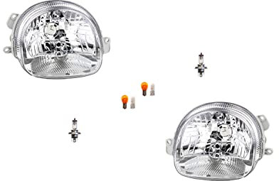 Johns, passend für Renault Twingo Scheinwerfer I 09/00- + Leuchtmitt. Set links, rechts