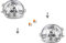 Johns, passend für Renault Twingo Scheinwerfer I 09/00- + Leuchtmitt. Set links, rechts