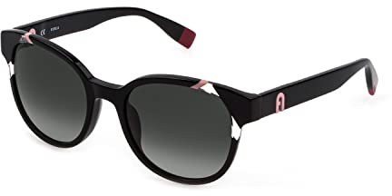 Furla Damen Sfu471 Sonnenbrille, schwarz (Shiny Black), 66