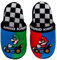 Super Mario Luigi Hausschuhe für Jungen, Gaming, Pantoletten mit offenem Rücken, Hausschuhe, zum Hineinschlüpfen, mehrfarbig, 26 EU