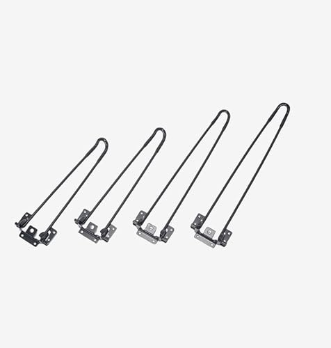 4 PCS Durchmesser 10mm Haarnadel Tischbeine Stabile Haarnadelbeine aus Metall Klappbare Beine Eisen-Tischbein aus Metall für Laptop Tisch Schrank Schreibtisch Esstisch (600mm(10mm))