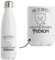 Bouteille Gourde Isotherme Prénom personnalisable bas les pattes | Thermos idée cadeau personnalisé drôle et original (Chat)