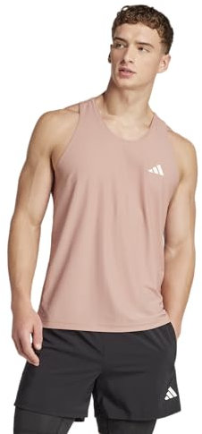adidas Men's Own The Run Tank Top, Warm Clay, S