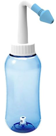 Nasenspülflasche, Neti Pot Quetschflasche,Nasenspülreiniger Druckspülung Nasenspülung - 300 ml Druckbewässerungs-Neti-Pot Nasenspülreiniger-Flasche für Erwachsene und Kinder