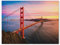Puzzle 1000 Teile，Golden Gate Bridge“die Brücke über die Bucht von San Francisco in der Abendsonne，DIY Handwerk Geschenk（50x70cm-100