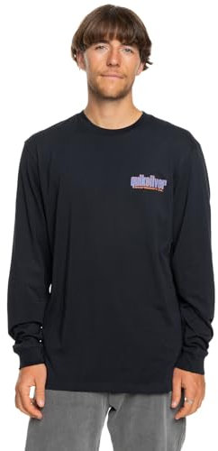 Quiksilver Three Tree - Long Sleeves T-Shirt for Men - Long Sleeves T-Shirt - Men - Black
