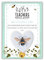 Teacher Gift | Plantable Seed Heart | Thank You For helping Me Grow | End of Year | A6 Card | Best Teacher | (Single Item)