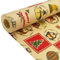 Rouleau de papier cadeau pour Noël : papier cadeau kraft avec motif festif 43 cm x 15 m pour emballage cadeau