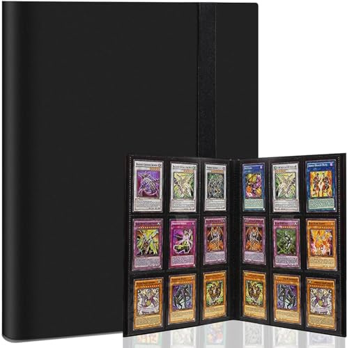 9-Pocket Trading Card Binder, 360 Pockets Collectible Trading Card Album, PU Trading Card Album Card Folder Card Binder Holder Album for MTG, TCG, Pokemon Yu-Gi-Oh, Basketball Sports Cards, Game Cards