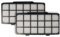 vhbw 2x Filtre post-moteur compatible avec Rowenta Compact Power XXL Animal RO3172EA aspirateur - Filtre EPA