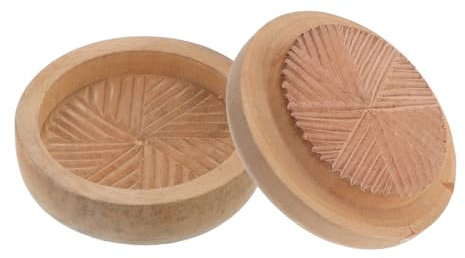OFFSCH Rice Grain Mill Grinder Manual Flour Milling Machine Hand-Crank Burr Grain Mill Wooden Milling Tray Kitchen