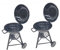 CHICAMPERA 2pièces Mini Barbecue Extérieur pour Maison De Poupée à Échelle Modèle De Four Et Accessoires De Décoration