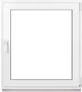 Framex Ventana de plástico blanco ancho x alto 100 x 110 cm (1000 x 1100 mm) 3 compartimentos (32 mm) basculante giratorio DIN derecho – Premium – Todos los tamaños