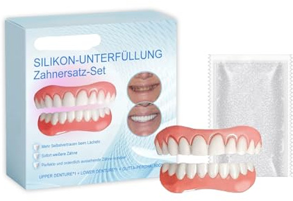 Zahnersatz-Set Zur Zahnverschönerung – Sofortiges Lächeln-Upgrade, Bequemer Und Natürlicher Sitz(3PC)