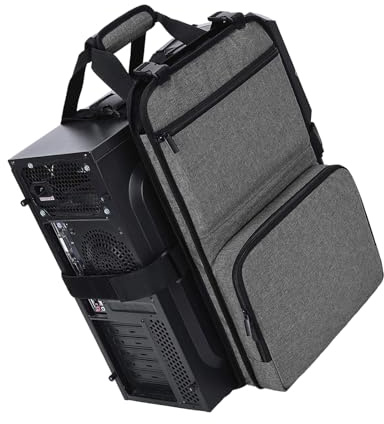 Mocoocouture PC Tower Tragegurt Mit Desktop Computergehäuse Gürtelhalter Tasche Für Tastatur Kabel Kopfhörer Transport Schnelle Installation PC Gehäuse Stützgurt