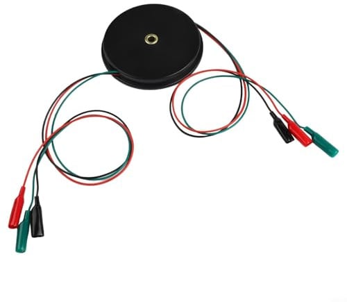 babominimer Einziehbare Kabeltrommel für Auto-Multimeter, 6 m Verlängerungskabel mit Clip, Dual-Verbindungsanschlüsse, Kunststoff, langlebiges Design, kompakt für Automotive-Geräte (6 m)