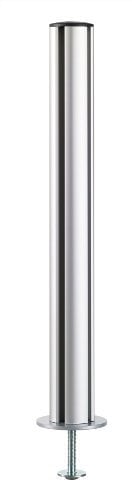 Novus Dahle 961+0119+000 Monitorhalterung, Metall, Silber, 84,5 x 5,1 x 5,1 cm