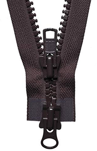 YKK 18066570 Zwei-Wege-Reißverschluss, Vislon, Nein 570 Braun, 66 cm Length